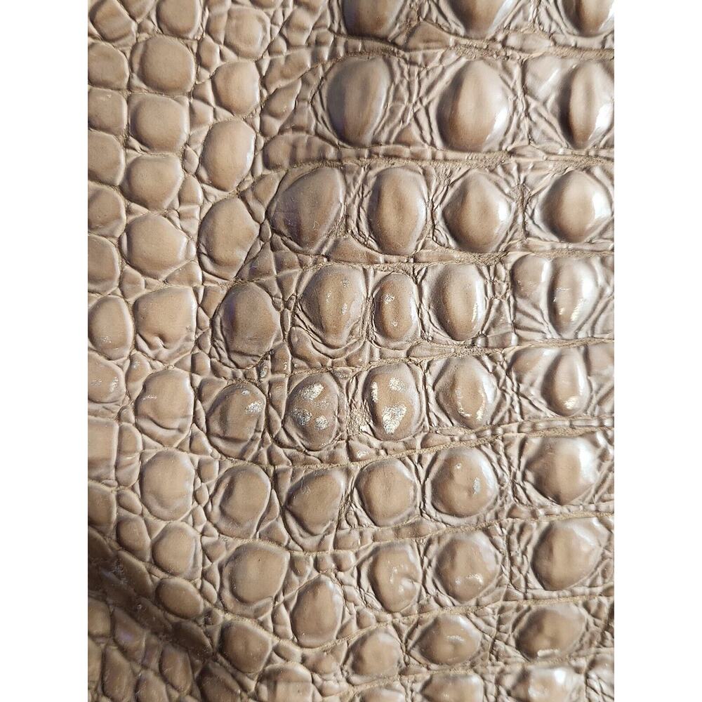 Jimmy Choo Rosabel Large Handbag Day Stainpea Mock Crock Nude Pre-owned Read!!! - Picture 12 of 16